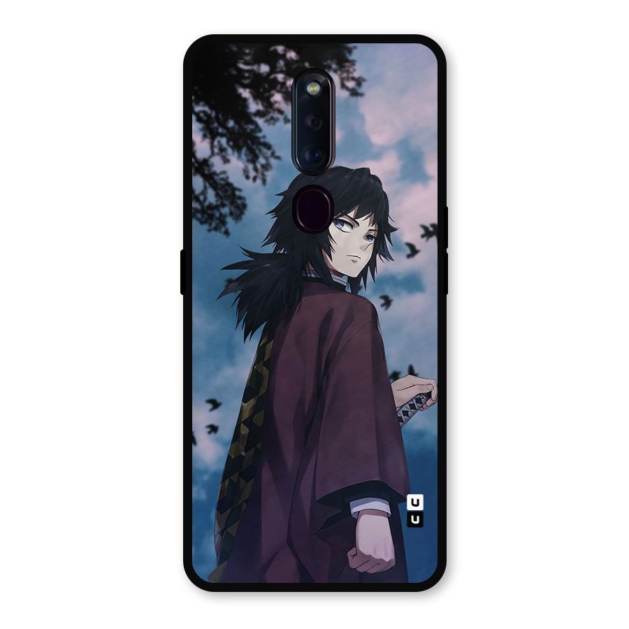 Giyu Tomioka Waiting Metal Back Case for Oppo F11 Pro