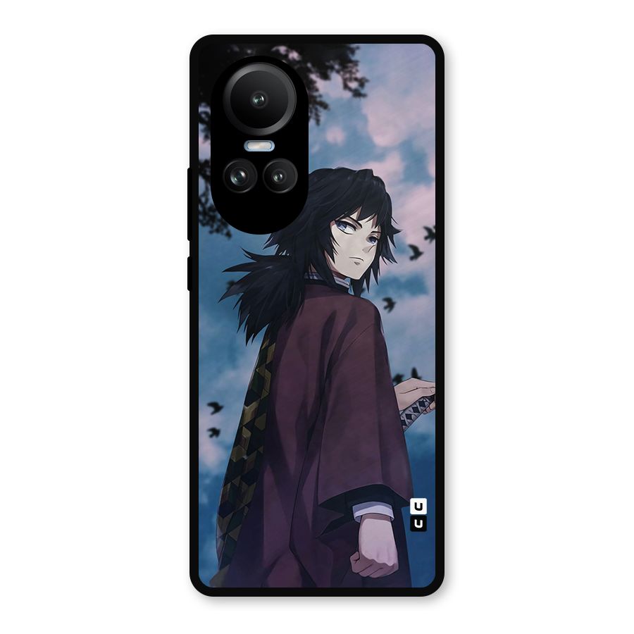 Giyu Tomioka Waiting Metal Back Case for Oppo Reno10 Pro