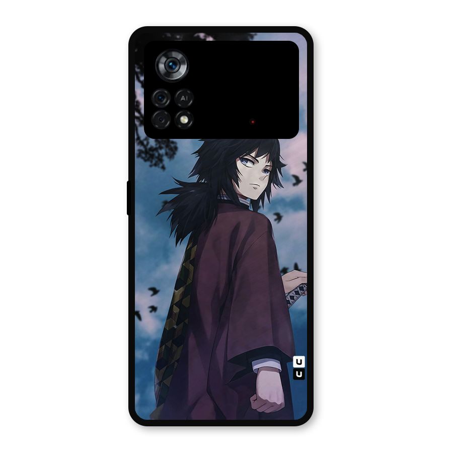 Giyu Tomioka Waiting Metal Back Case for Poco X4 Pro 5G