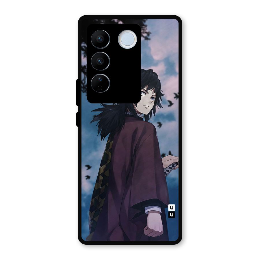 Giyu Tomioka Waiting Metal Back Case for Vivo V27
