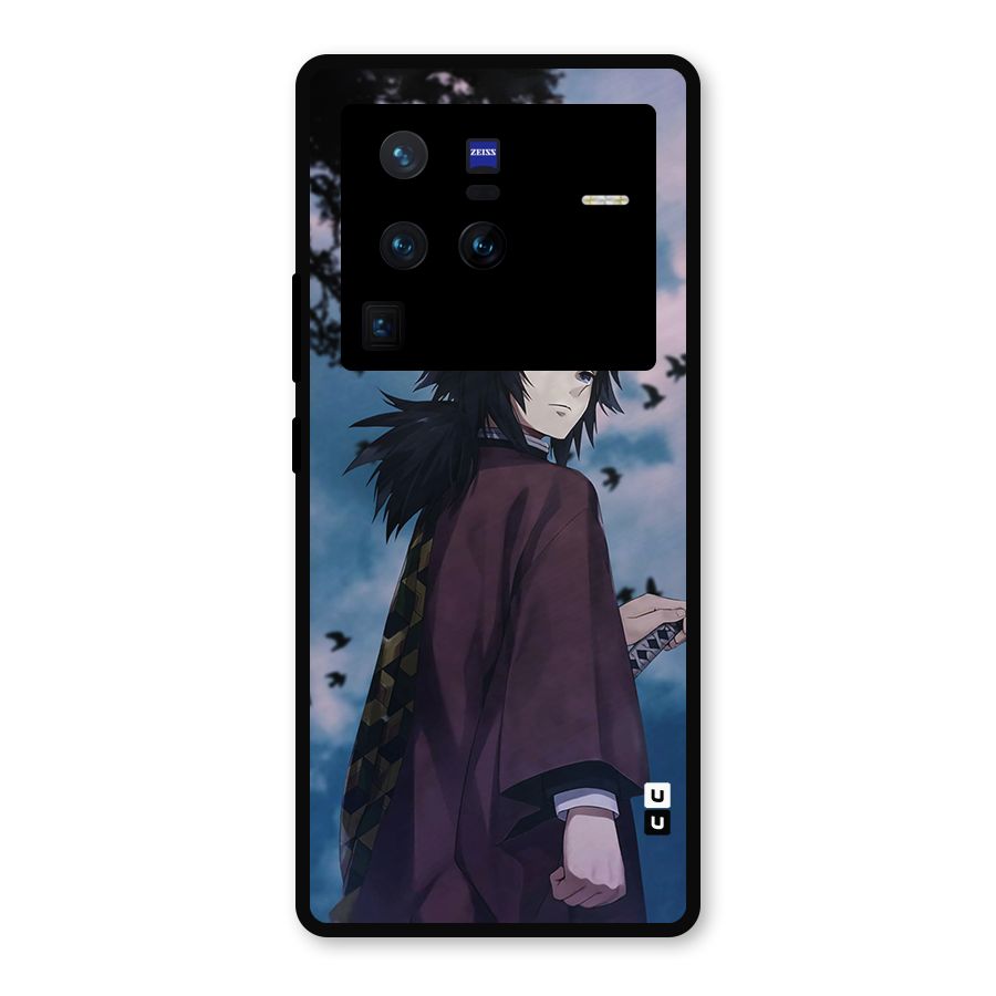 Giyu Tomioka Waiting Metal Back Case for Vivo X80 Pro