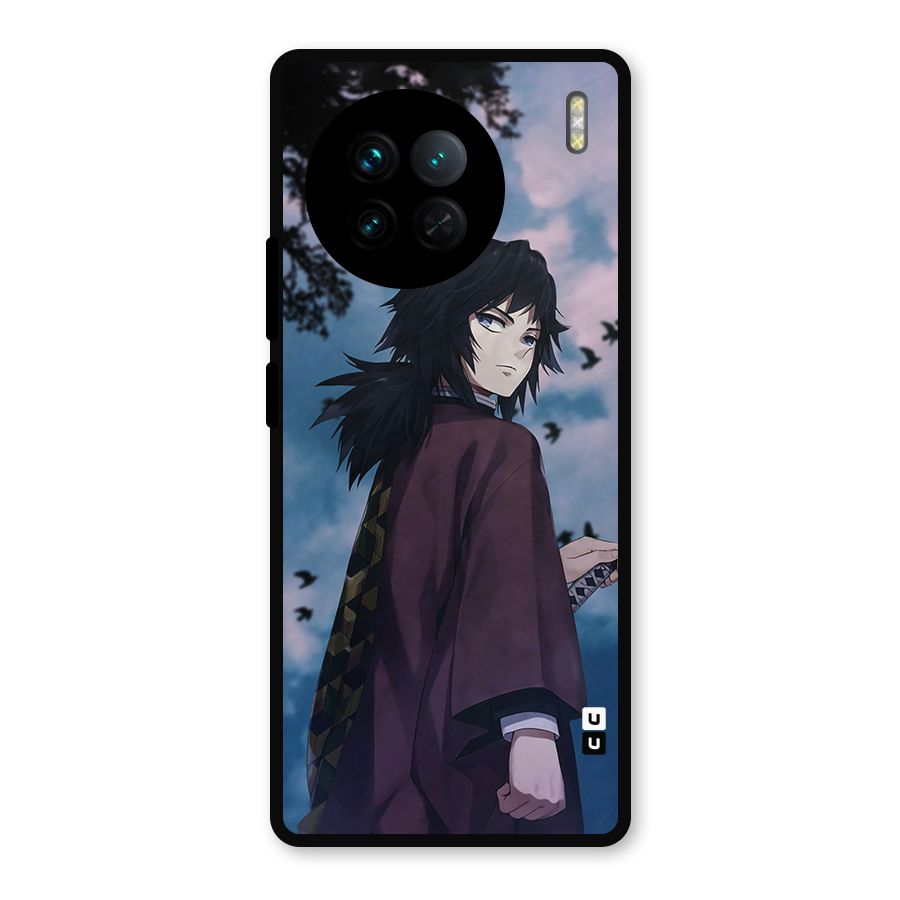 Giyu Tomioka Waiting Metal Back Case for Vivo X90
