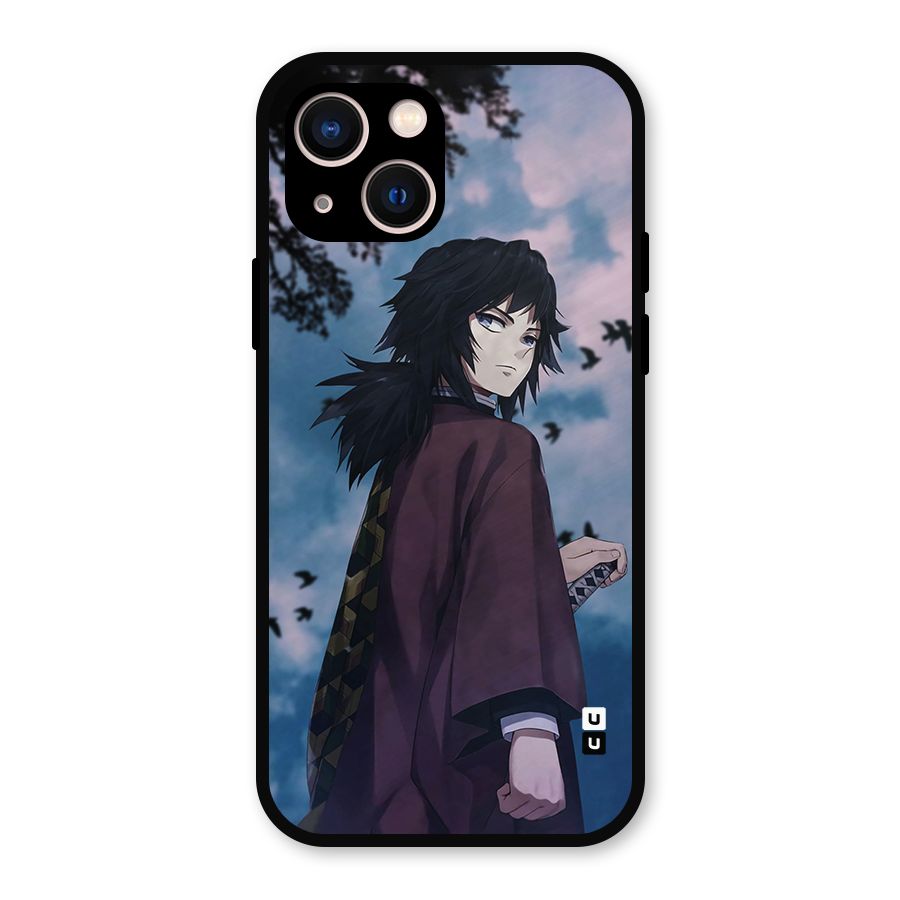 Giyu Tomioka Waiting Metal Back Case for iPhone 13