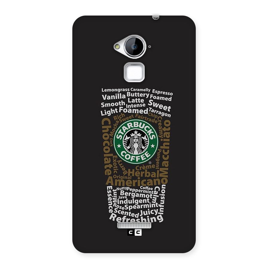 Glass StarBucks Back Case for Coolpad Note 3