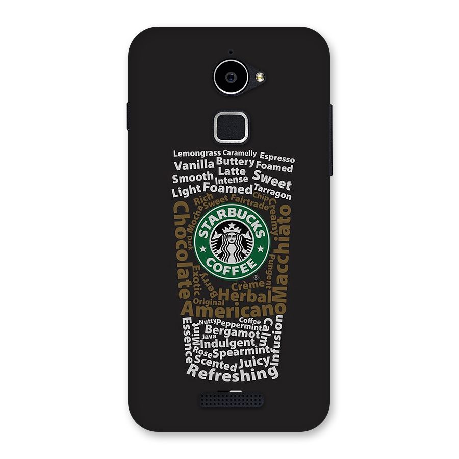 Glass StarBucks Back Case for Coolpad Note 3 Lite