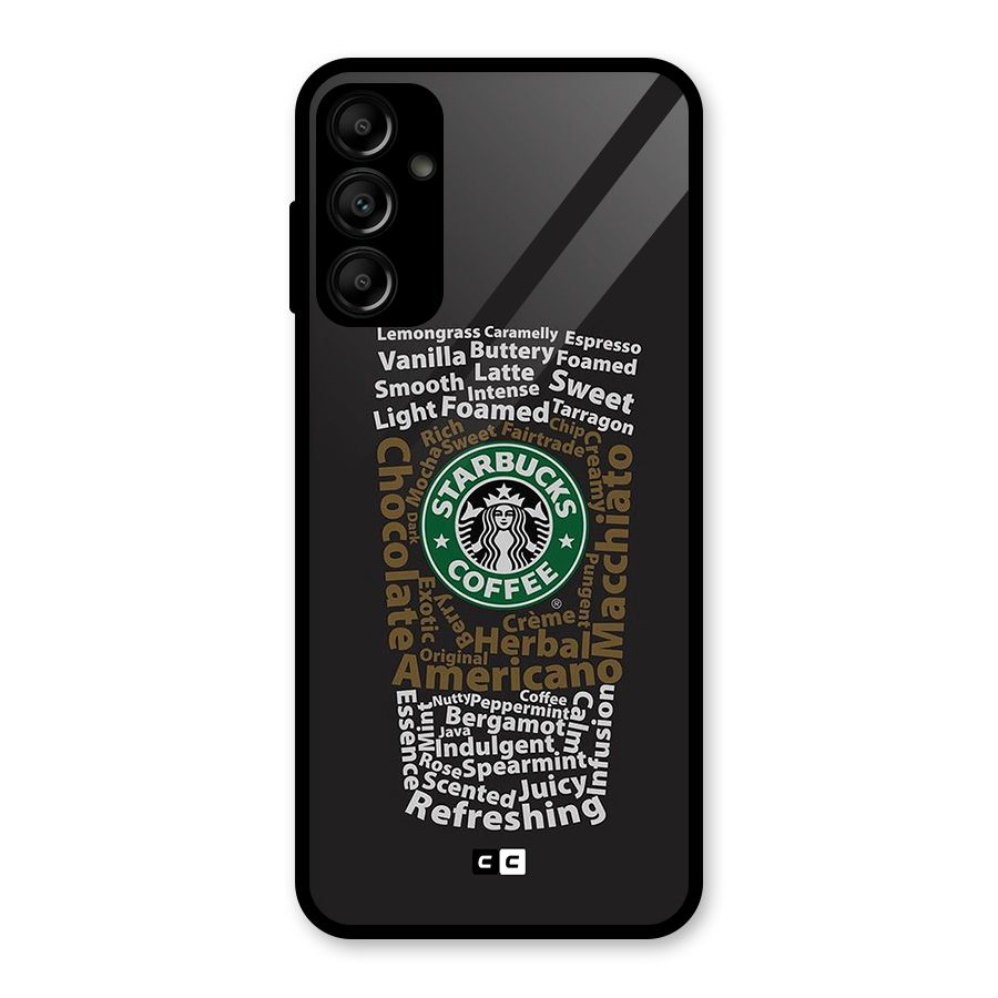 Glass StarBucks Glass Back Case for Galaxy A14 5G