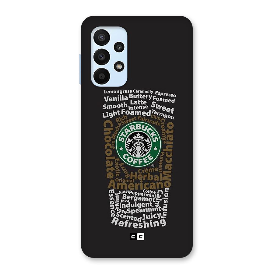 Glass StarBucks Back Case for Galaxy A23