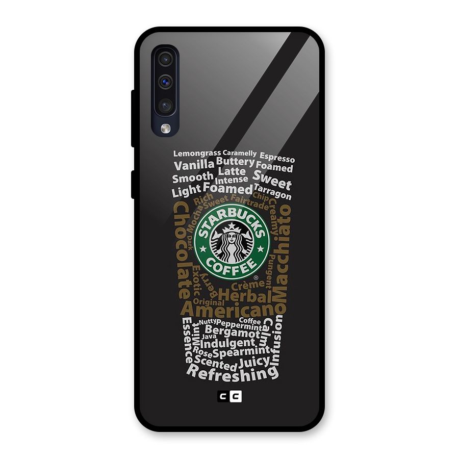 Glass StarBucks Glass Back Case for Galaxy A30s