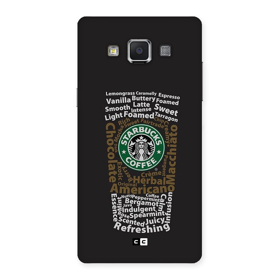 Glass StarBucks Back Case for Galaxy A5