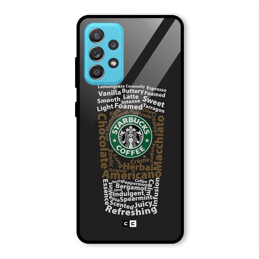 Glass StarBucks Glass Back Case for Galaxy A52