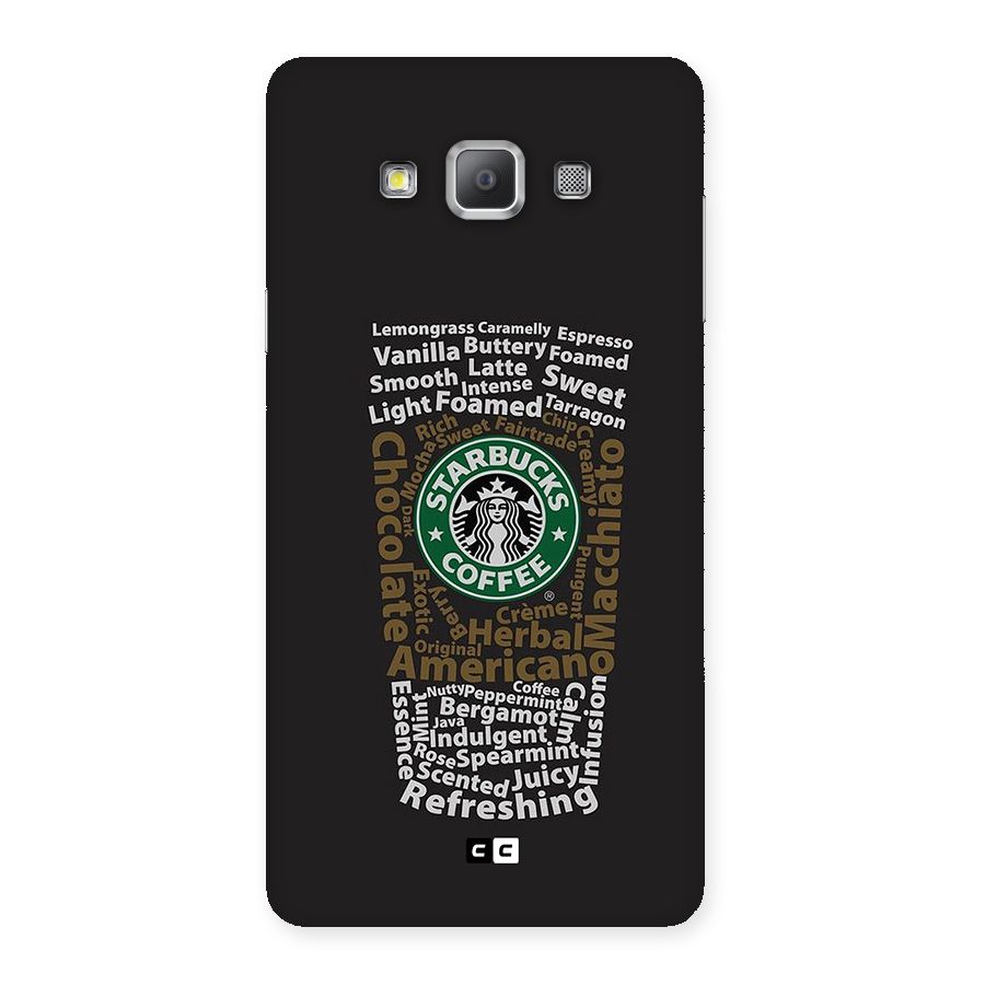 Glass StarBucks Back Case for Galaxy A7
