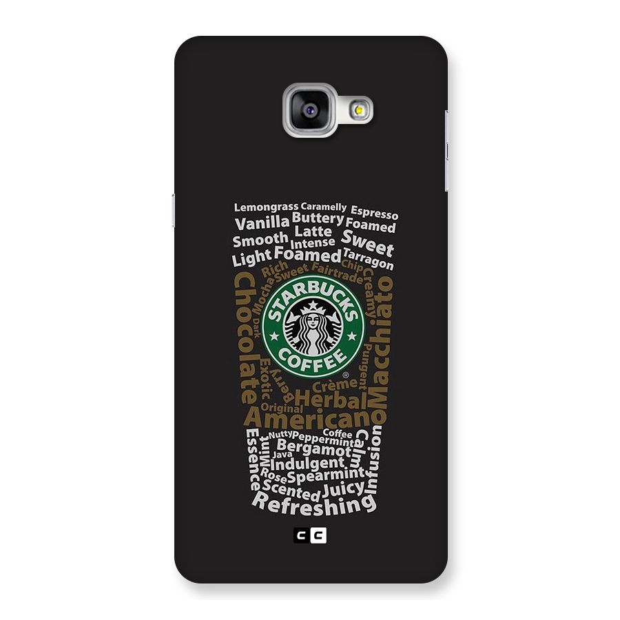 Glass StarBucks Back Case for Galaxy A9
