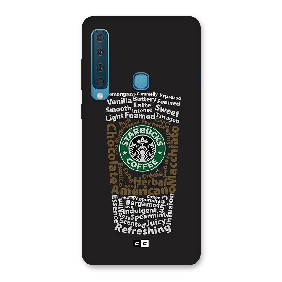 Glass StarBucks Back Case for Galaxy A9 (2018)