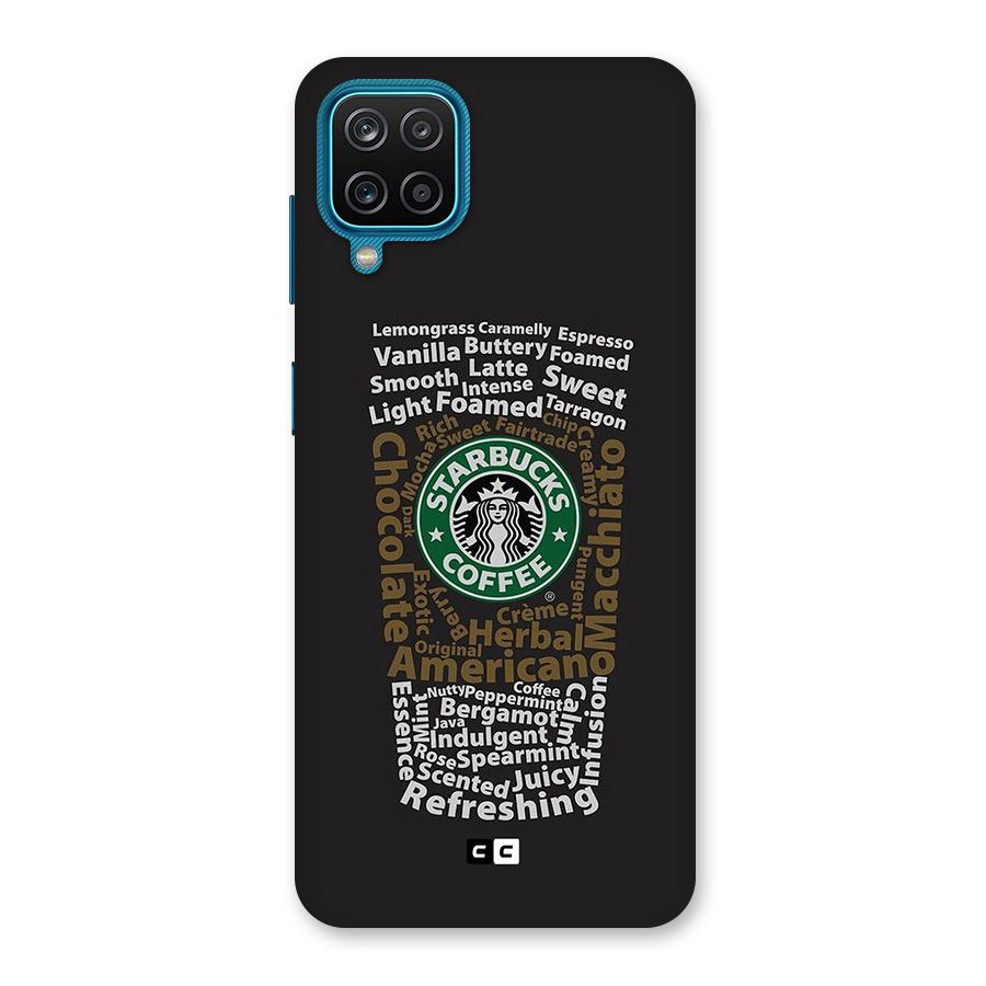 Glass StarBucks Back Case for Galaxy F12
