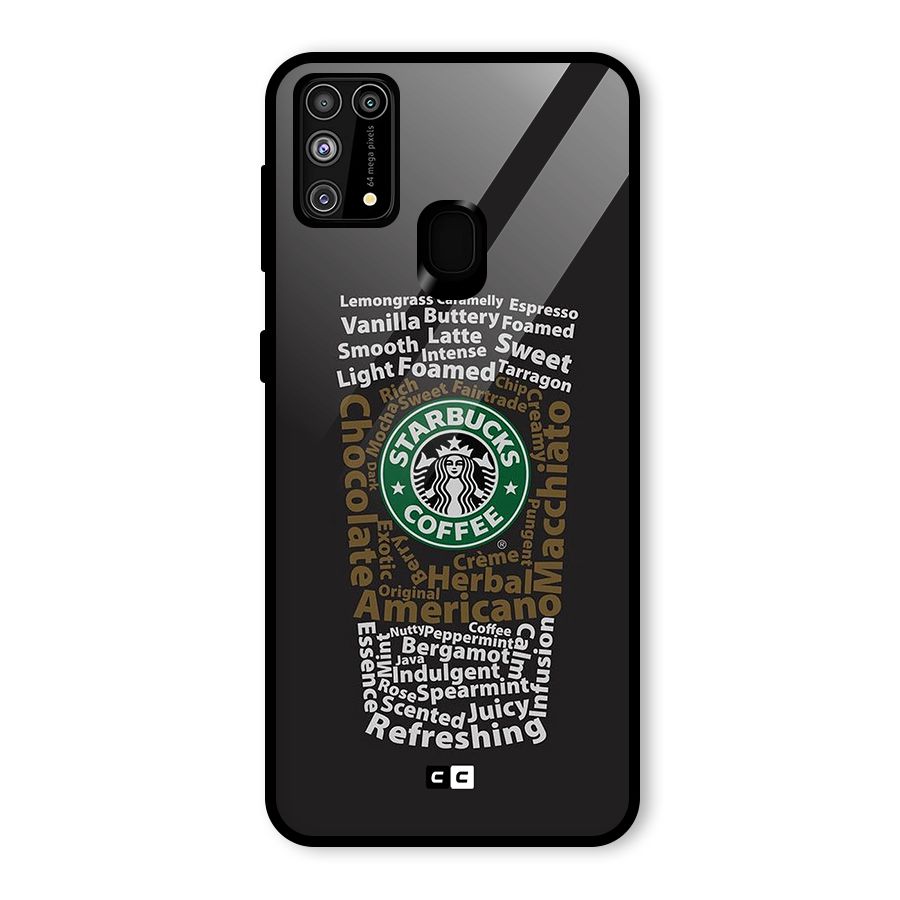 Glass StarBucks Glass Back Case for Galaxy F41