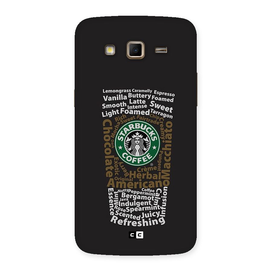 Glass StarBucks Back Case for Galaxy Grand 2