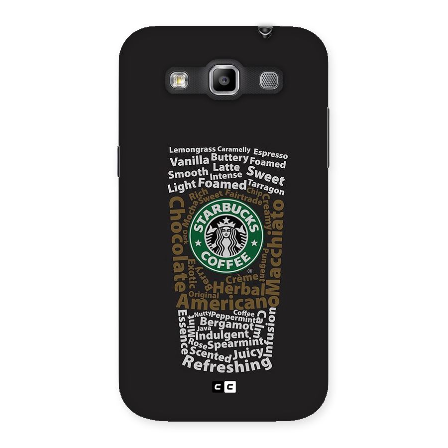 Glass StarBucks Back Case for Galaxy Grand Quattro