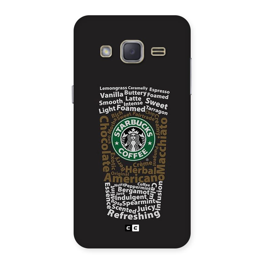 Glass StarBucks Back Case for Galaxy J2