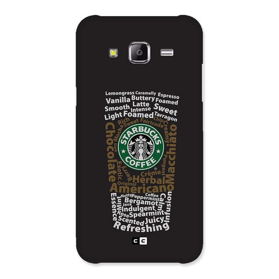 Glass StarBucks Back Case for Galaxy J2 Prime