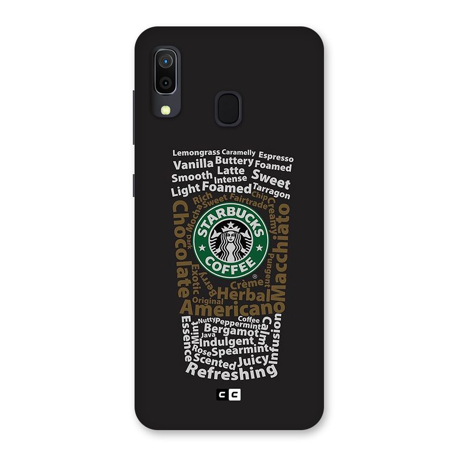Glass StarBucks Back Case for Galaxy M10s