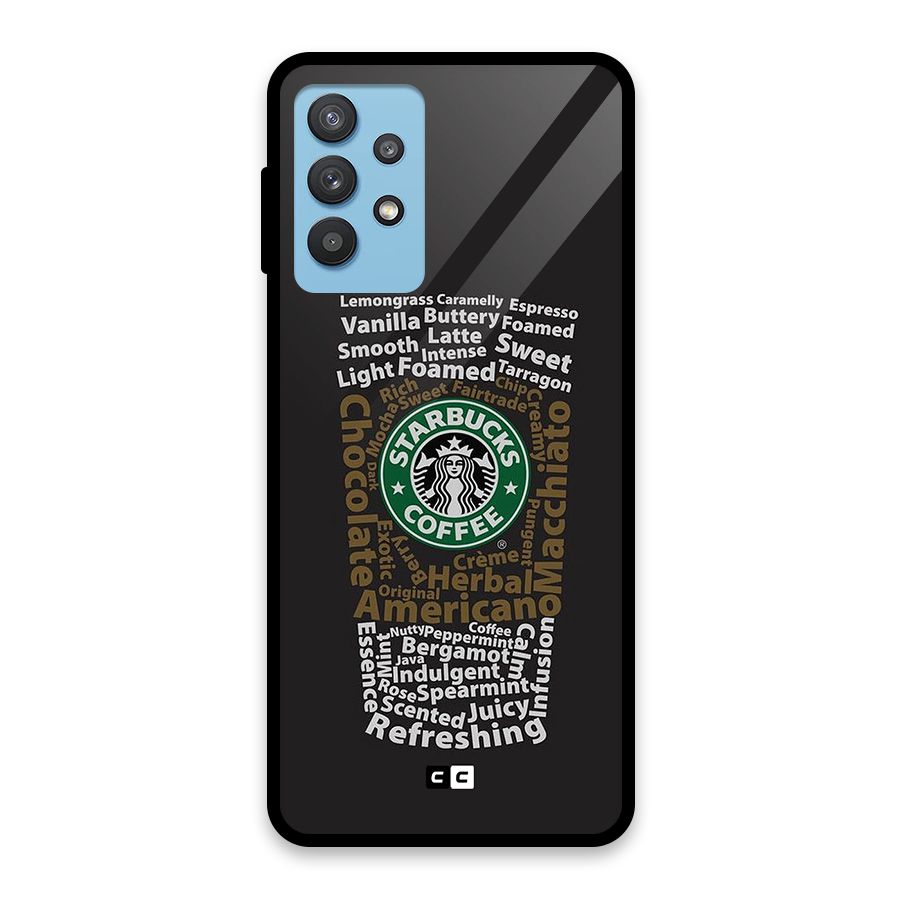 Glass StarBucks Glass Back Case for Galaxy M32 5G