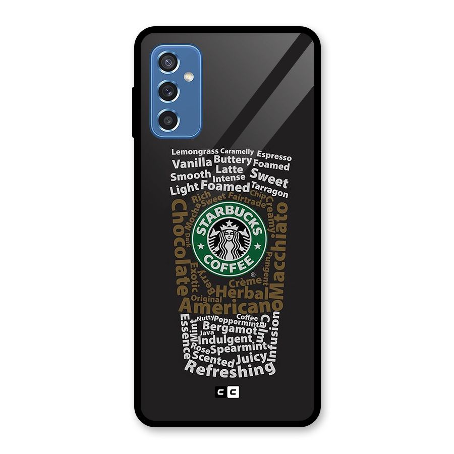 Glass StarBucks Glass Back Case for Galaxy M52 5G