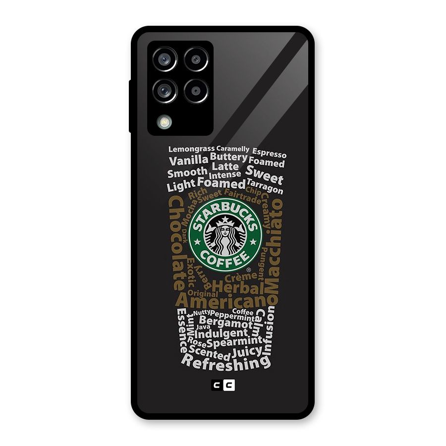 Glass StarBucks Glass Back Case for Galaxy M53 5G