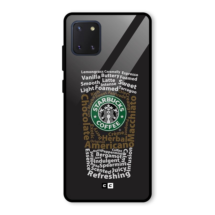 Glass StarBucks Glass Back Case for Galaxy Note 10 Lite