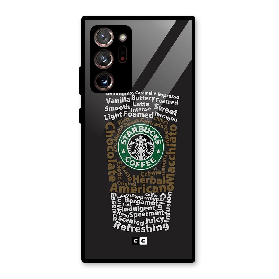 Glass StarBucks Glass Back Case for Galaxy Note 20 Ultra 5G
