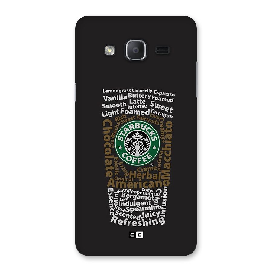 Glass StarBucks Back Case for Galaxy On7 2015