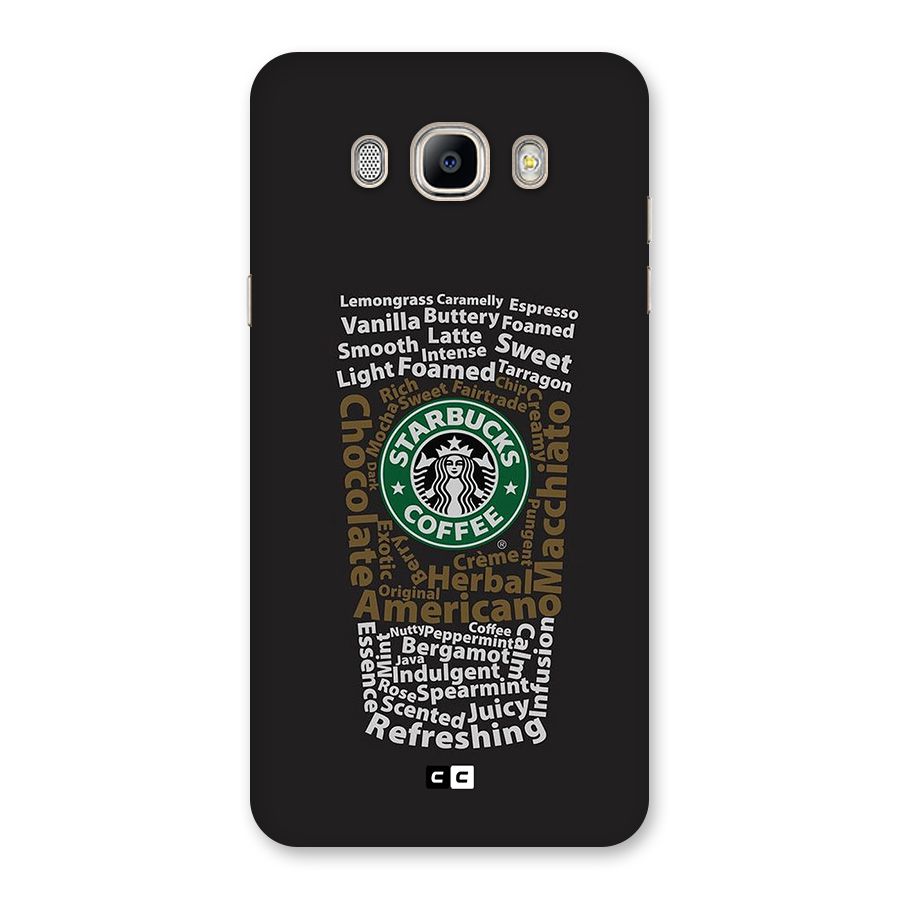 Glass StarBucks Back Case for Galaxy On8