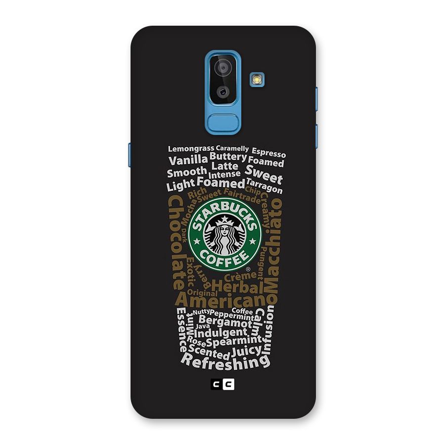 Glass StarBucks Back Case for Galaxy On8 (2018)