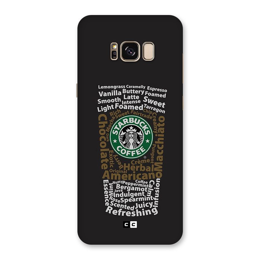 Glass StarBucks Back Case for Galaxy S8 Plus