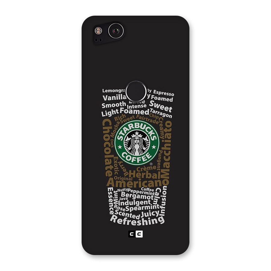 Glass StarBucks Back Case for Google Pixel 2