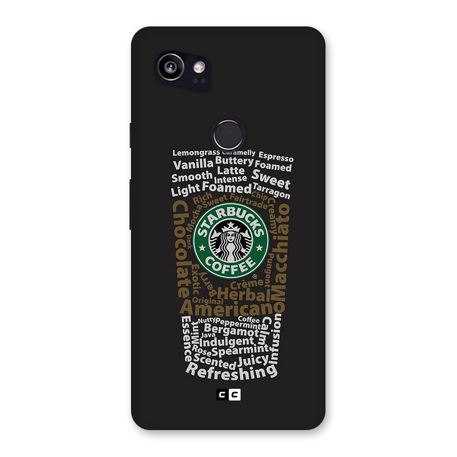 Glass StarBucks Back Case for Google Pixel 2 XL