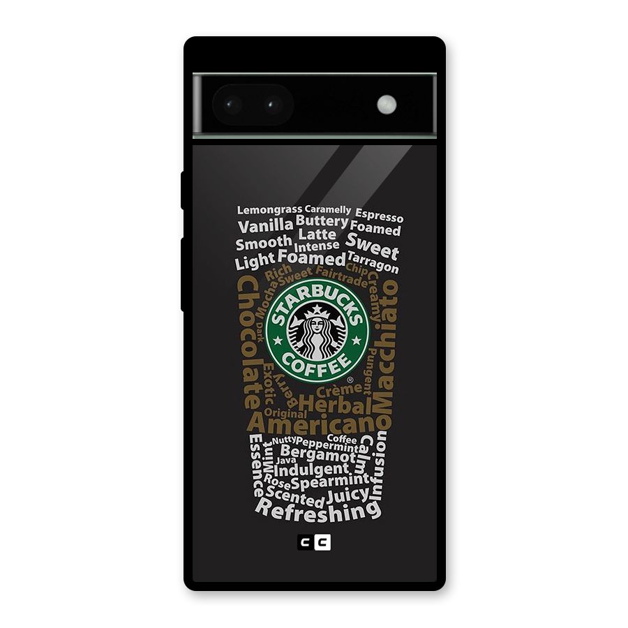 Glass StarBucks Glass Back Case for Google Pixel 6a