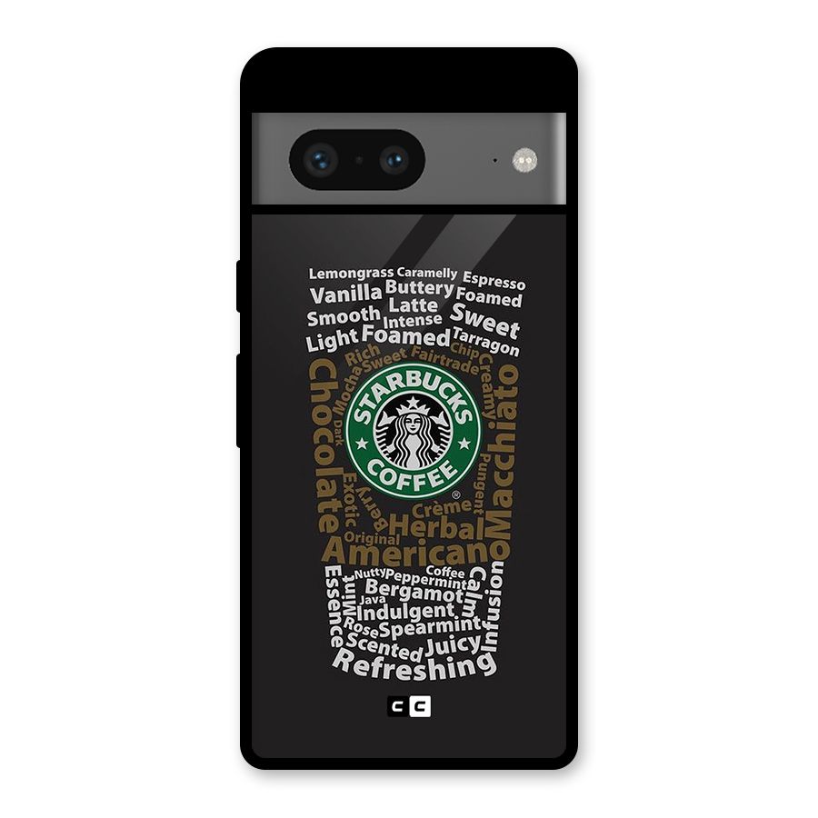 Glass StarBucks Glass Back Case for Google Pixel 7