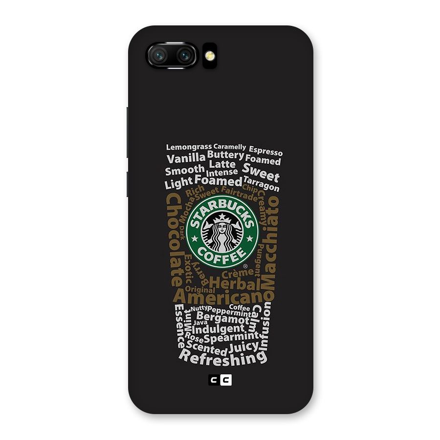 Glass StarBucks Back Case for Honor 10
