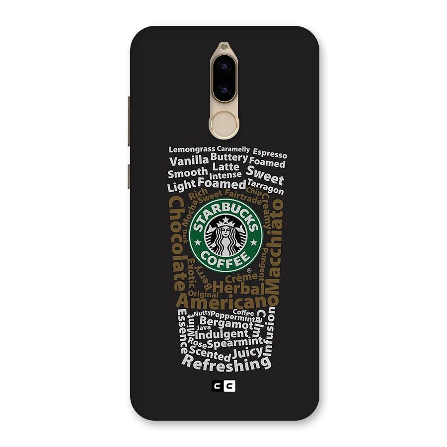 Glass StarBucks Back Case for Honor 9i