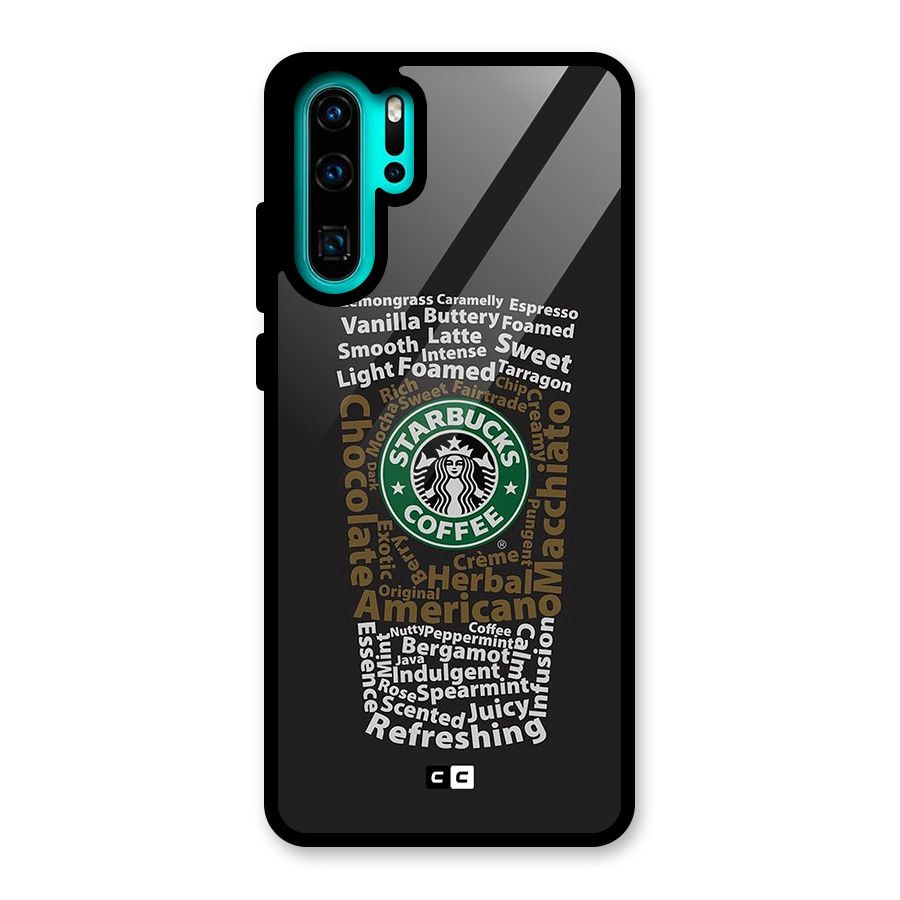 Glass StarBucks Glass Back Case for Huawei P30 Pro