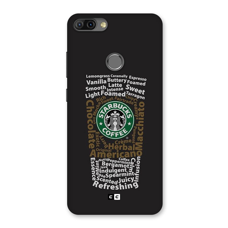 Glass StarBucks Back Case for Infinix Hot 6 Pro