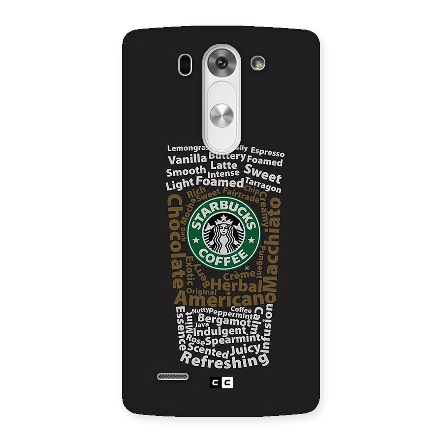 Glass StarBucks Back Case for LG G3 Mini