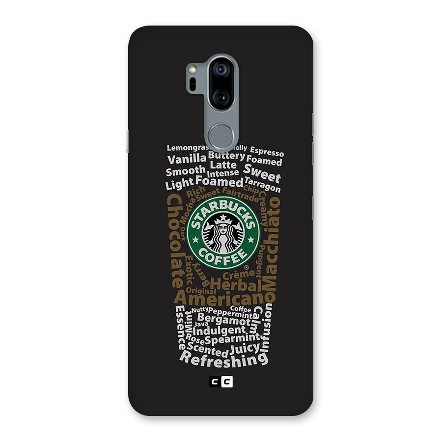 Glass StarBucks Back Case for LG G7