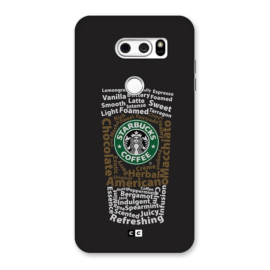 Glass StarBucks Back Case for LG V30