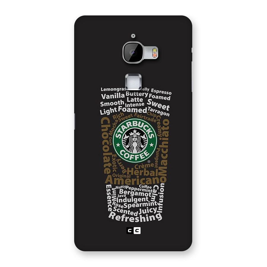 Glass StarBucks Back Case for LeTV Le Max