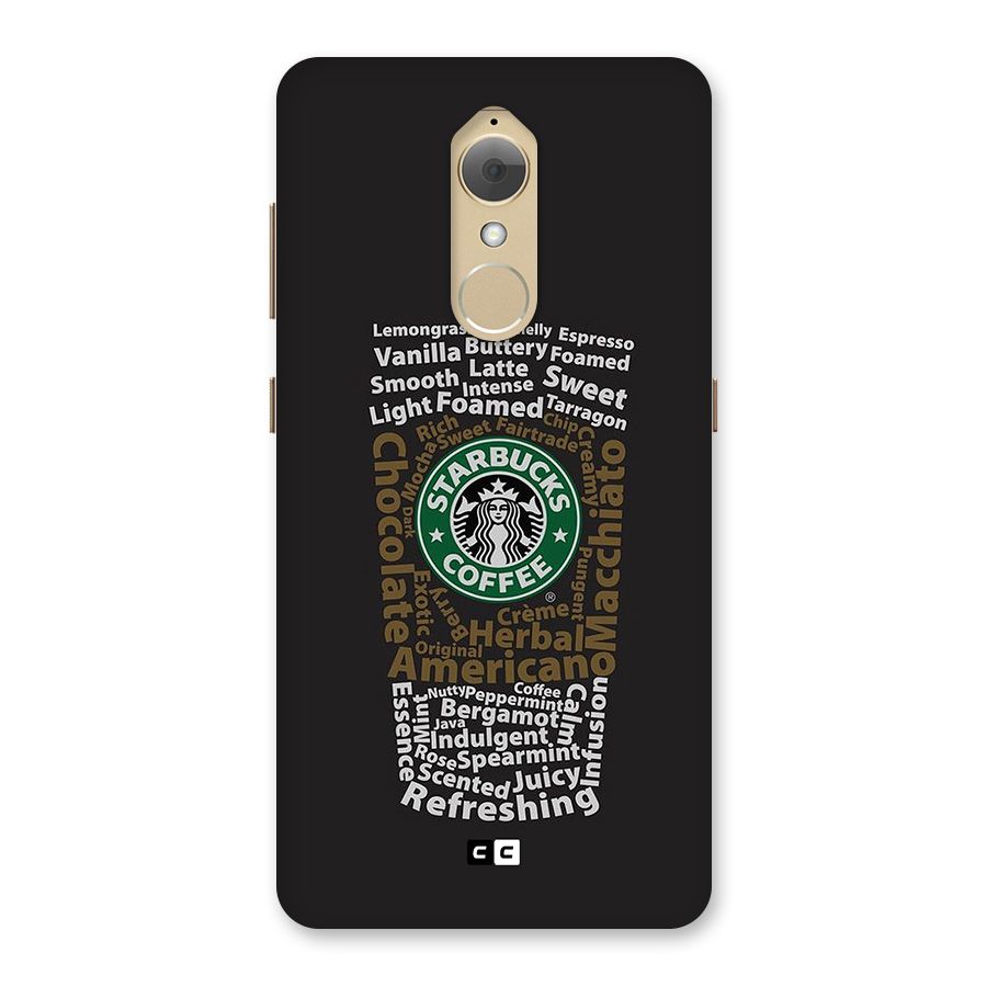Glass StarBucks Back Case for Lenovo K8