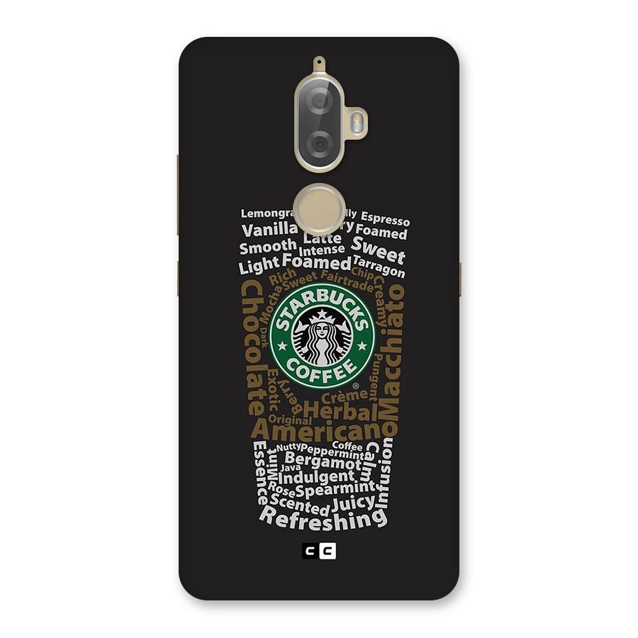 Glass StarBucks Back Case for Lenovo K8 Plus