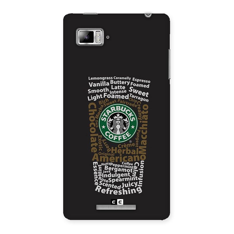 Glass StarBucks Back Case for Lenovo Vibe Z K910