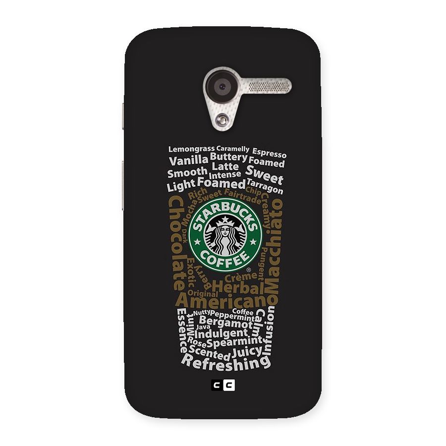 Glass StarBucks Back Case for Moto X
