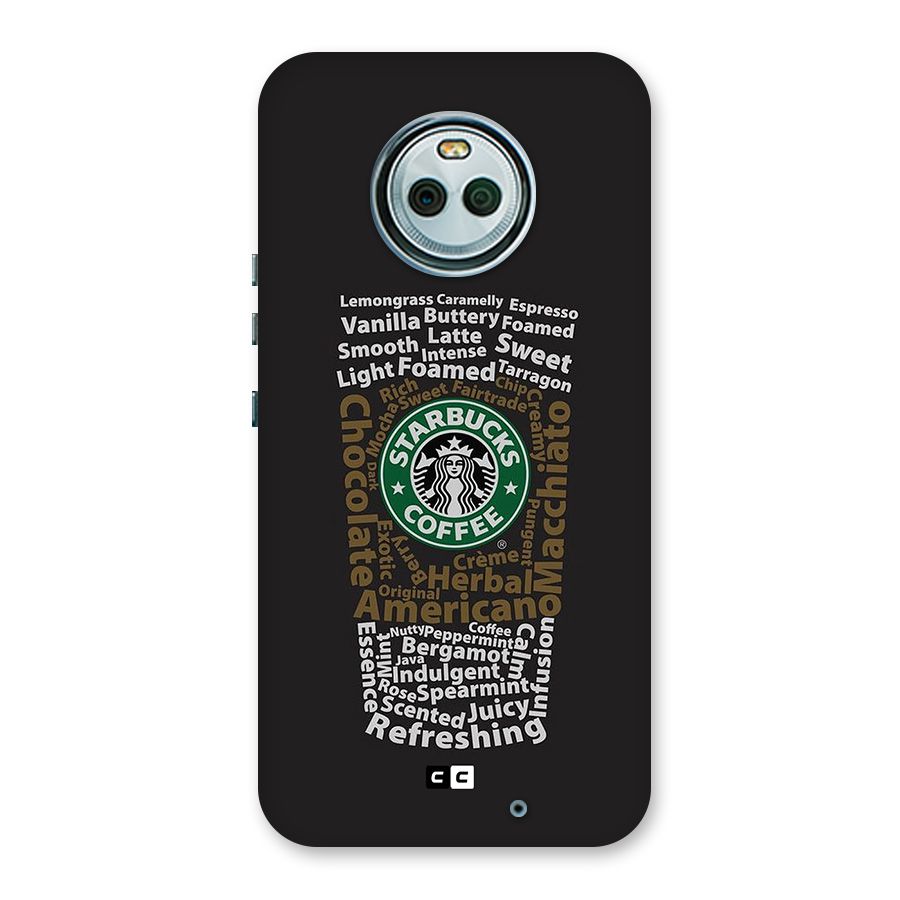 Glass StarBucks Back Case for Moto X4
